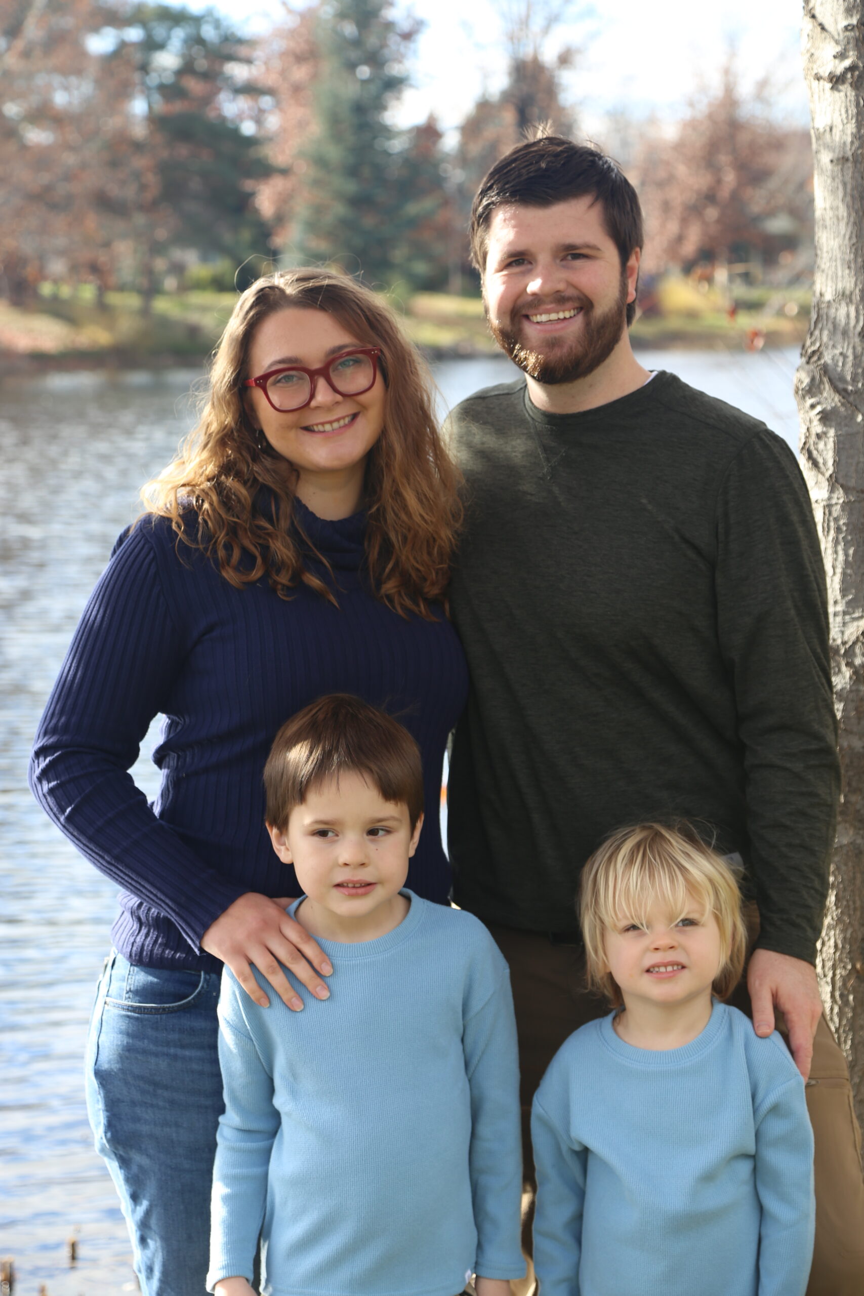 Spencer Chamberlain with his family